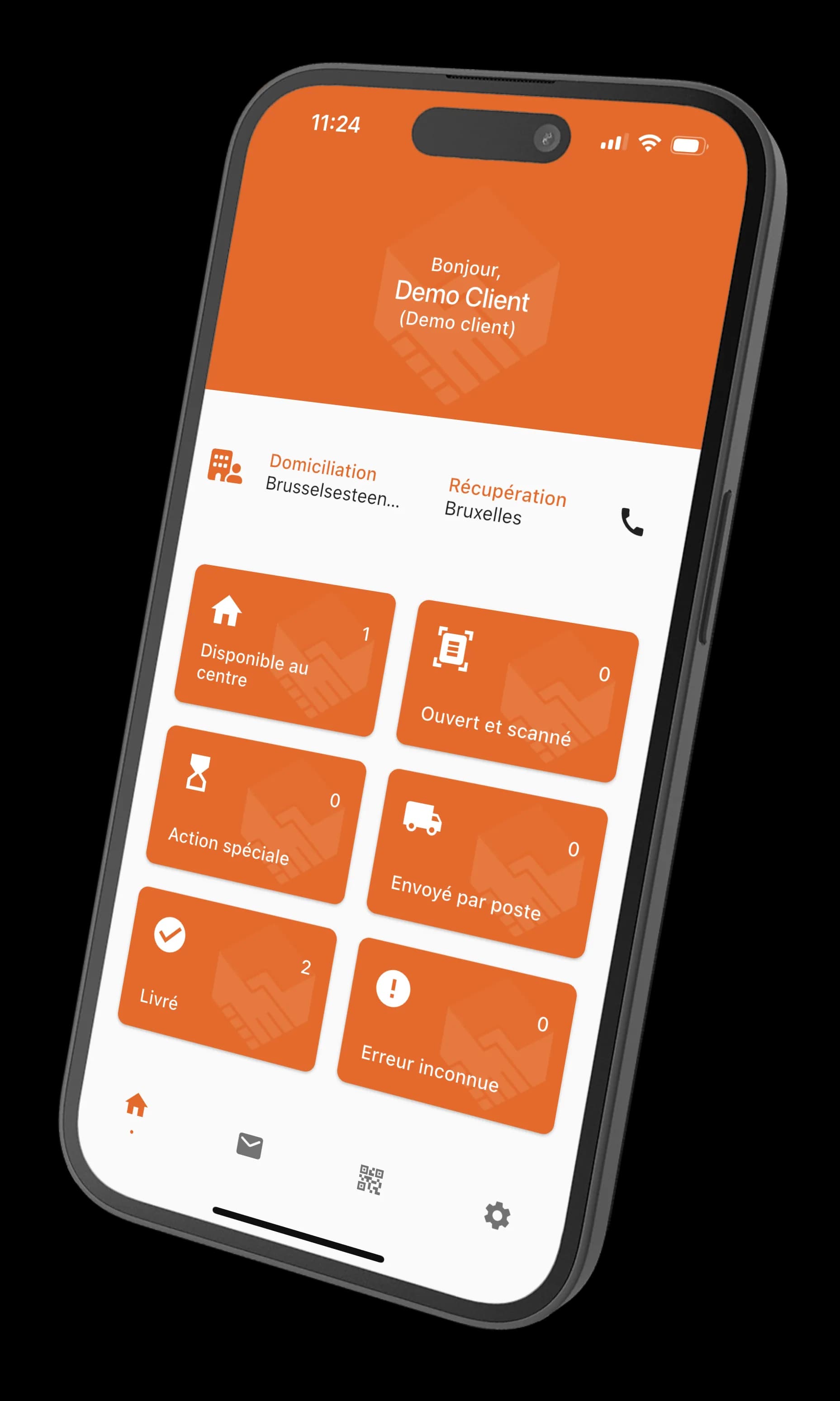 Application mobile MonSiègeSocial — gestion d'entreprise